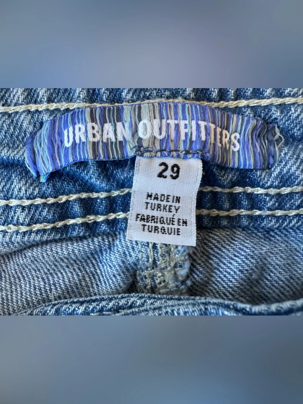 Urban Outfitters Mia Pleated Denim Mini Skort Women’s Size 29